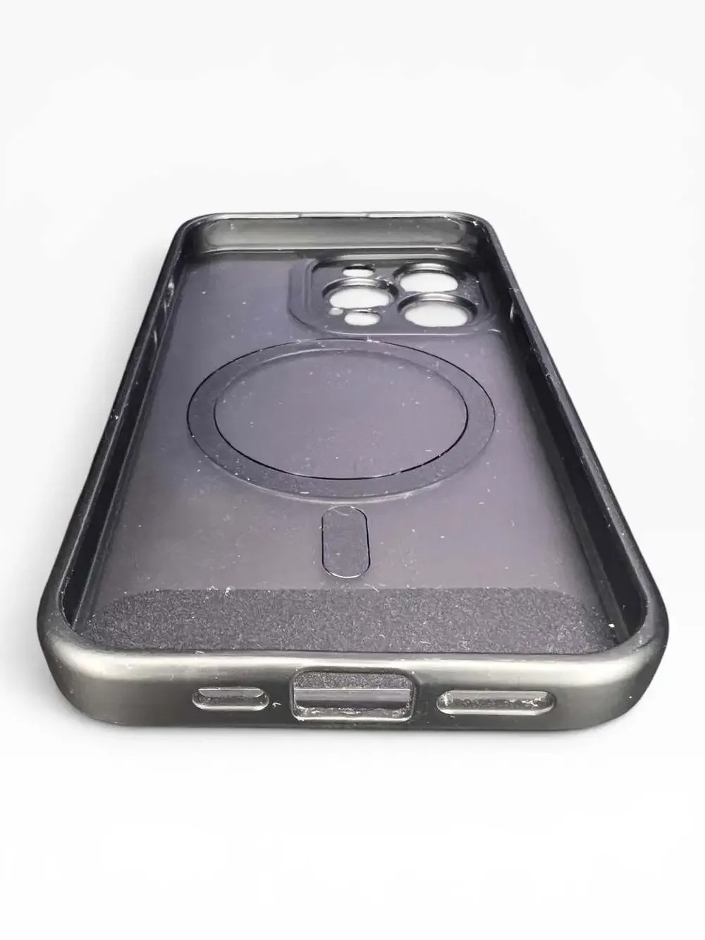Magnetic Translucent Matte Case for iPhone 13 Pro with Invisible Kickstand